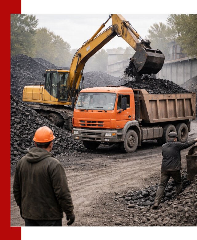 Доставка угля автотранспортом в Павлове быстро и выгодно