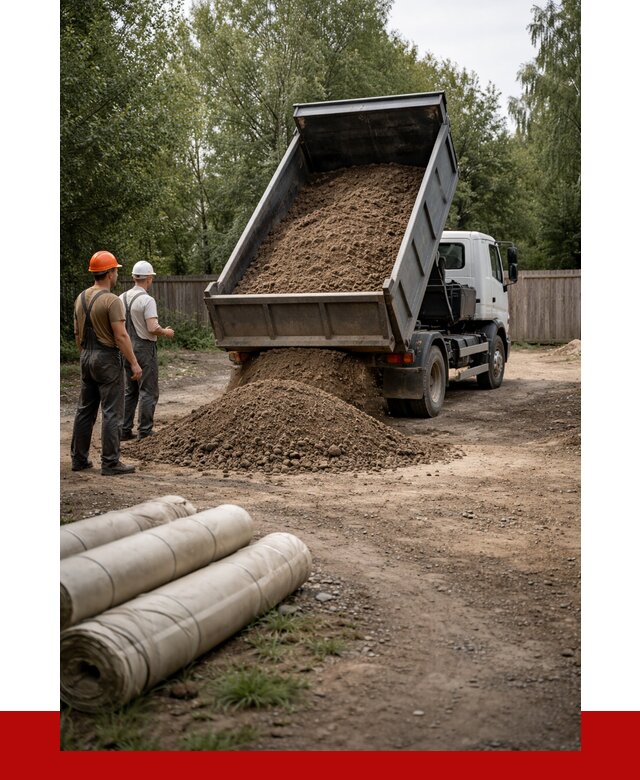 Доставка сыпучих материалов самосвалом в Павлово от 4258 р. | ПРОНЕРУДПвв