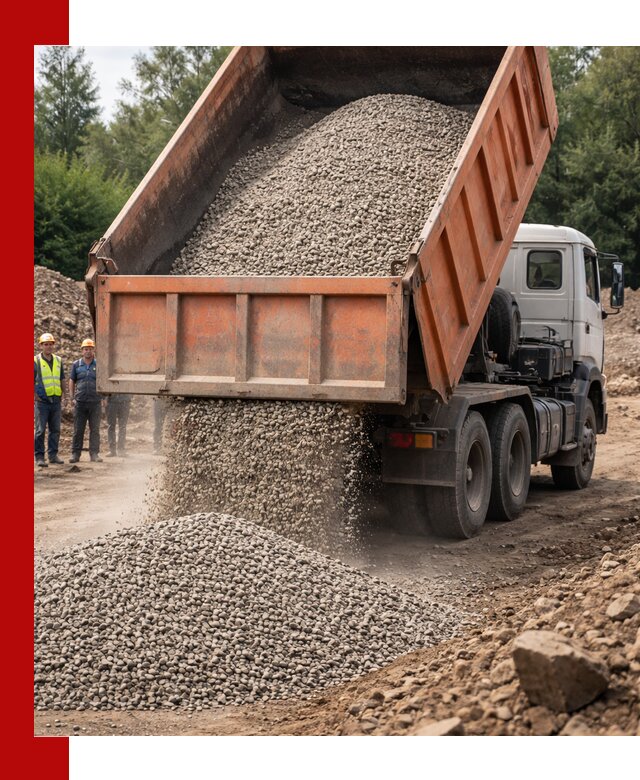 Доставка сыпучих материалов самосвалом в Павлове быстро и надежно