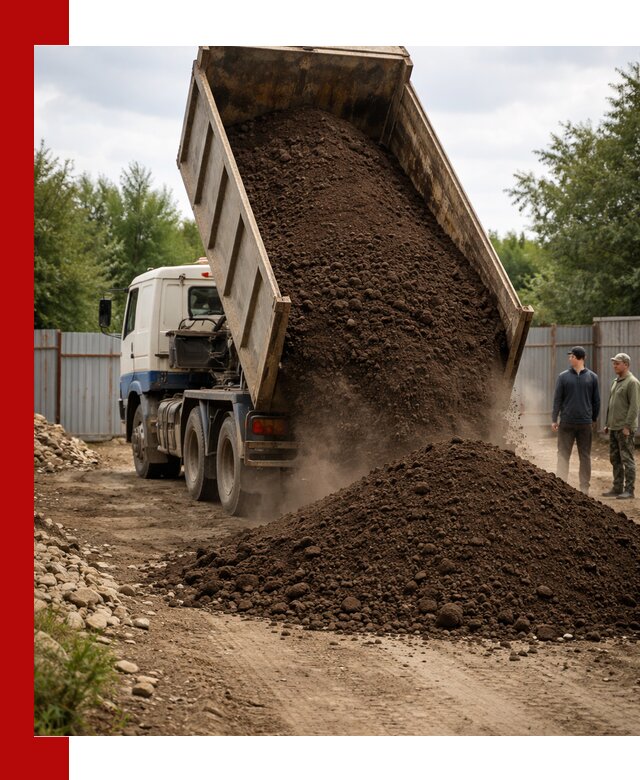 Доставка самосвалом 10 кубов в Павлове быстро и надёжно