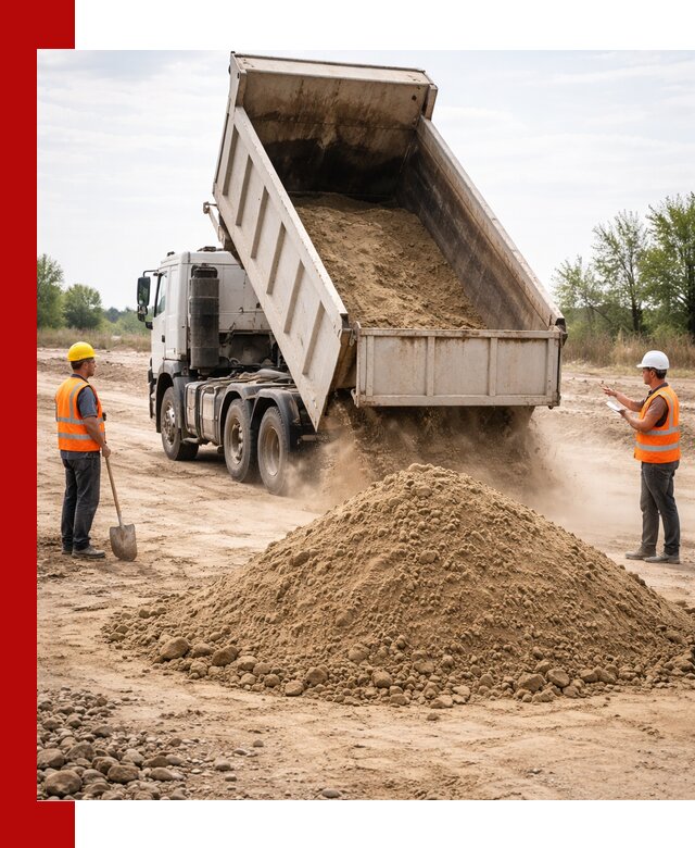 Доставка самосвалом 15 кубов в Павлове за город и по городу