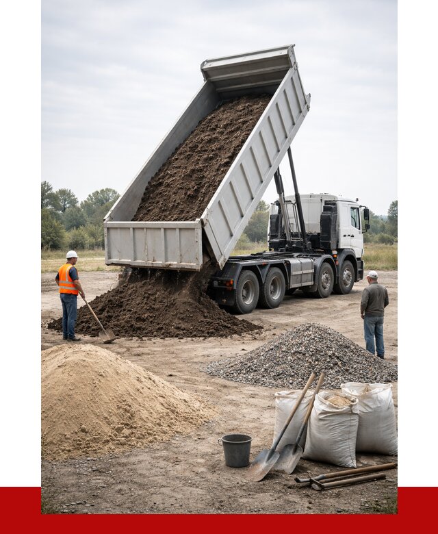 Доставка самосвалом 30 кубов в Павлове от 8616 р. | ПРОНЕРУДПвв