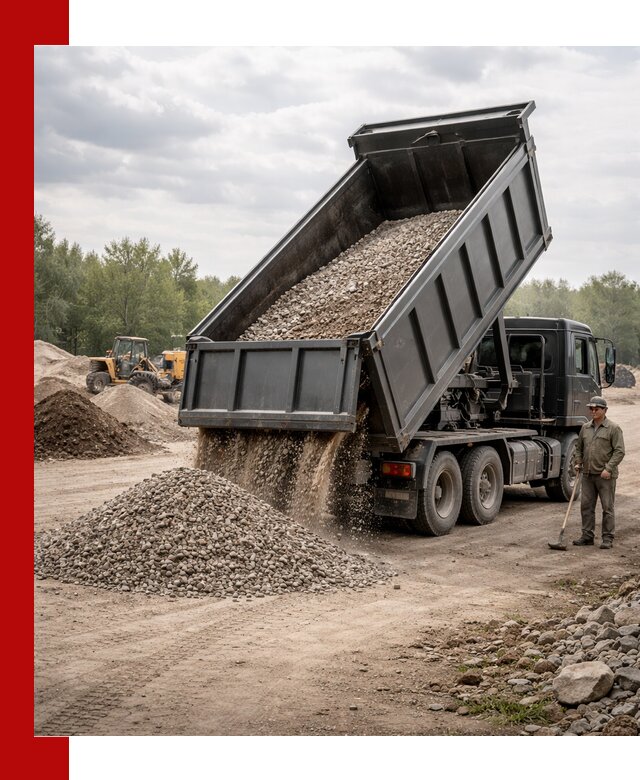 Доставка самосвалом 30 м3 по выгодным ценам в Павлове