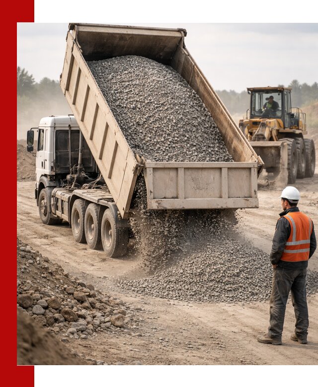 Доставка самосвалом 40 кубов цемента и сыпучих в Павлове