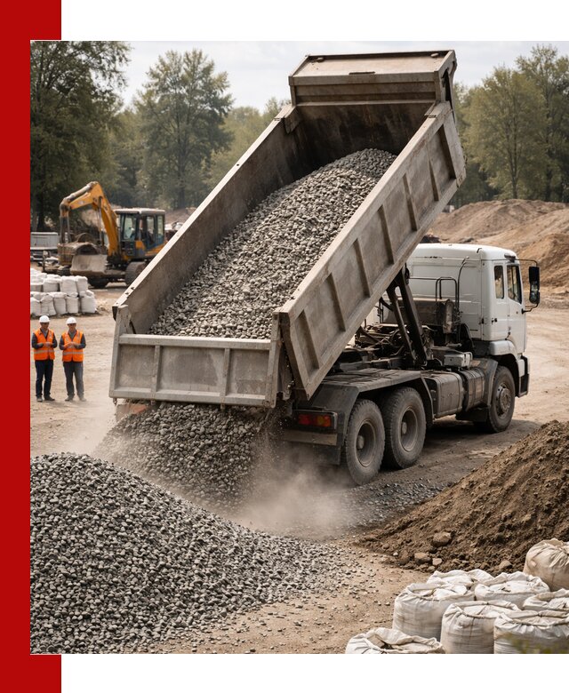 Аренда самосвала в Павлове для доставки сыпучих и нерудных материалов