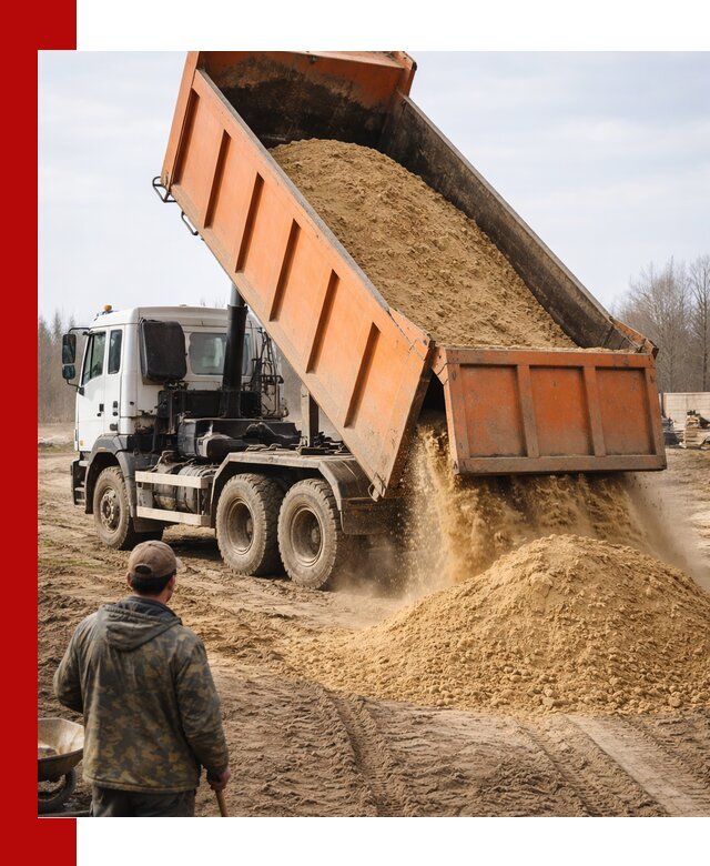 Аренда самосвала 20 тонн для перевозки грузов в Павлове