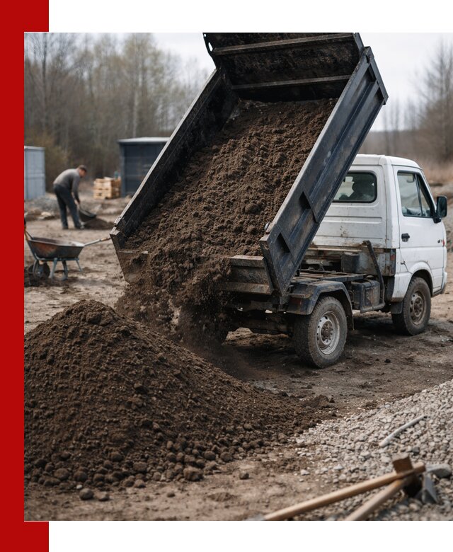 Аренда минисамосвала в Павлове для доставки сыпучих материалов