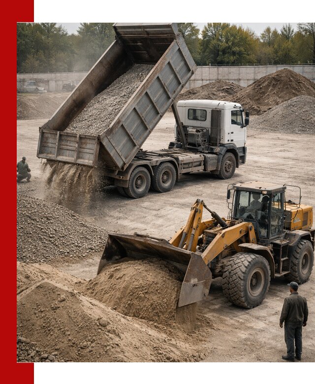 Перевозка сыпучих грузов самосвалами и бортовыми в Павлове