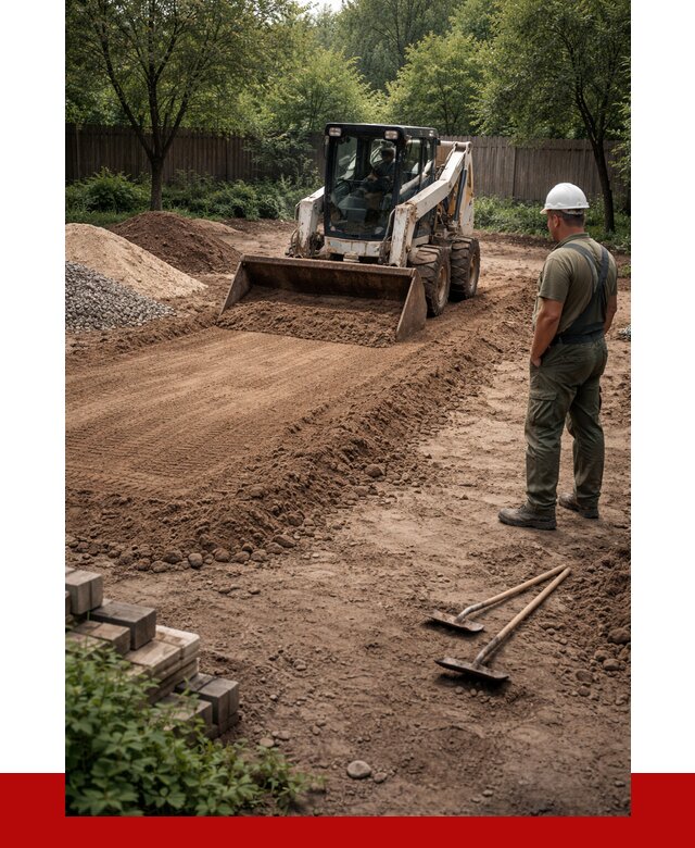 Выравнивание участка под ключ в Павлове от 3548 р. | ПРОНЕРУДПвв