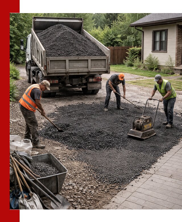 Асфальтовая крошка для двора с доставкой в Павлове